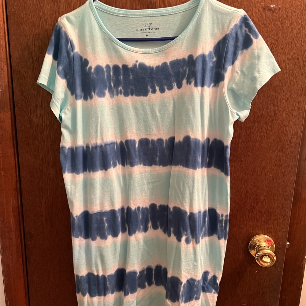 Vineyard Vines Blue and White Women's Dress